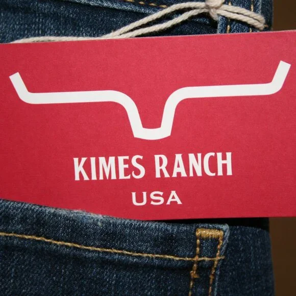 Kimes Ranch Sarah Jeans Blue High Rise Bootcut Size 8/36 NWT - Picture 5 of 13